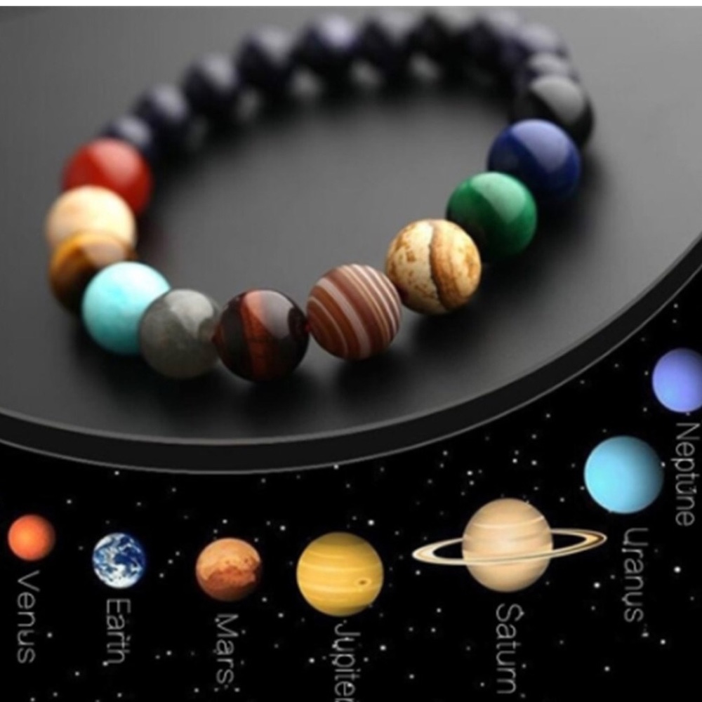 Planetary gemstone bracelet - Picture 2 of 14